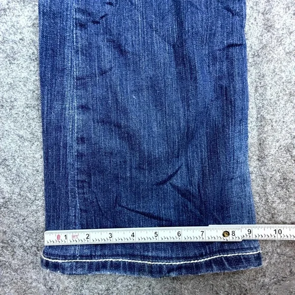 Buckle BKE Sabrina Bootcut Jeans Women 26 Blue Denim Stretch Y2K Contrast Stitch - Picture 3 of 11